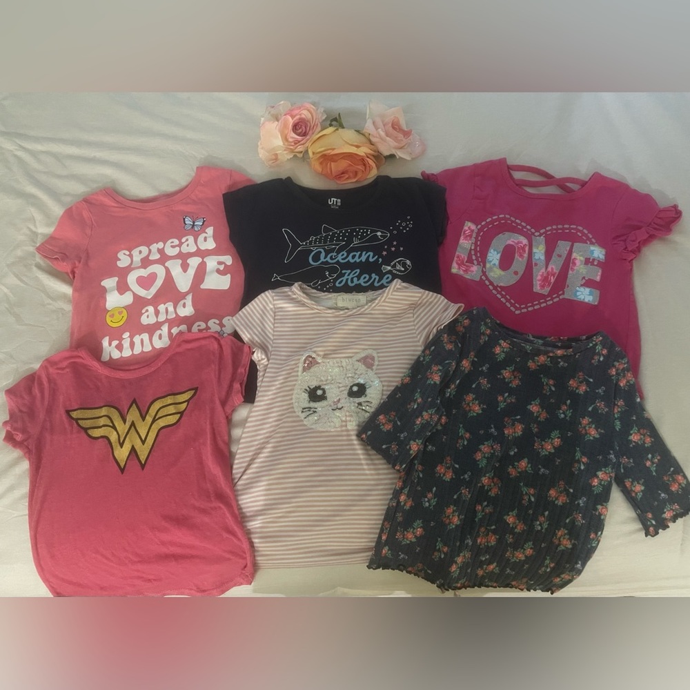 Girl T shirts size 5-6